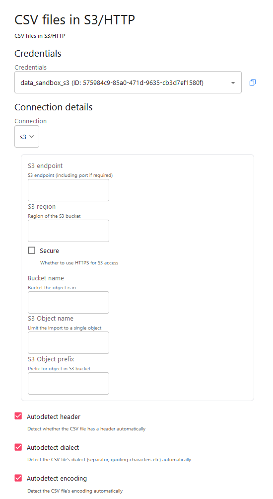 Upcoming Web UI to add data to Splitgraph