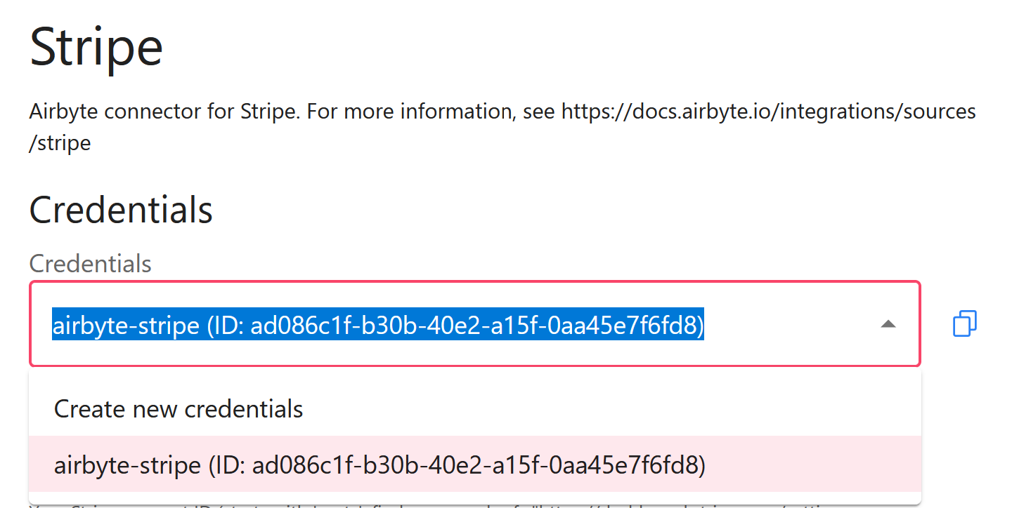 Reusing existing credentials in Splitgraph