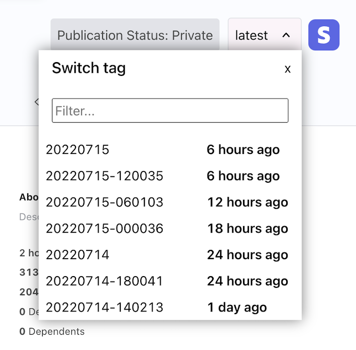 Form to connect a Stripe dataset to Splitgraph